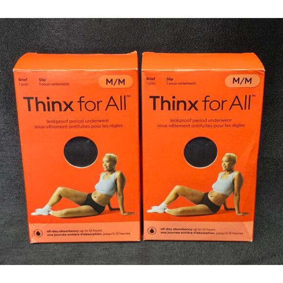 THINX Period Panties Underwear Everyday Comfort Brief Leakproof Super Absorbency - Picture 1 of 6